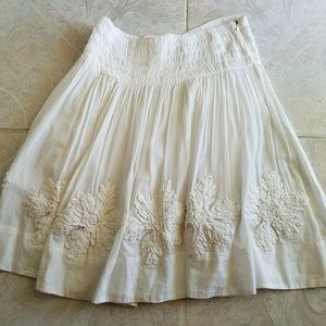 NWT FOR THE REPUBLIC 3D Floral Boho Circle skirt